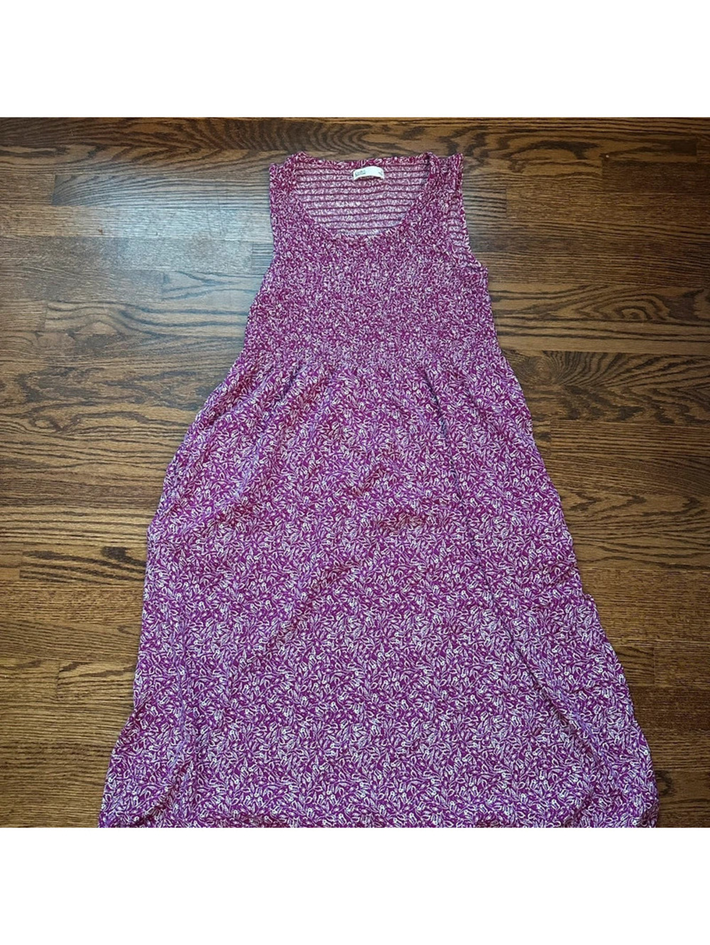 Croft & Barrow Purple Dress with Shirred Detail